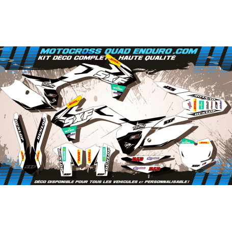 KIT DÉCO Perso SX-SXF 13-15 Factory White Edition MA10CW
