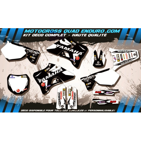 KIT DÉCO Perso 125-250 YZ 96-01 Factory Black Edition MA10EB