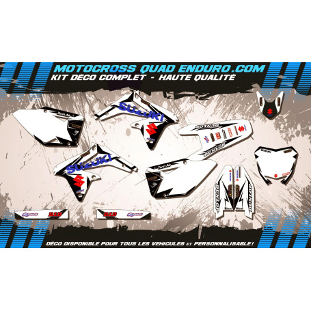 KIT DÉCO Perso 450 RMZ 08-17 Factory White Edition MA10DW