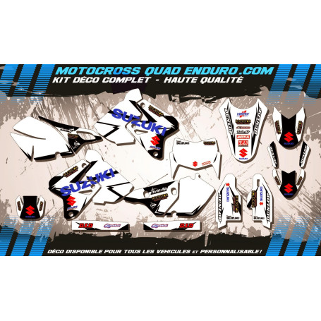 KIT DÉCO Perso DRZ 400 toutes années Factory White Edition MA10DW