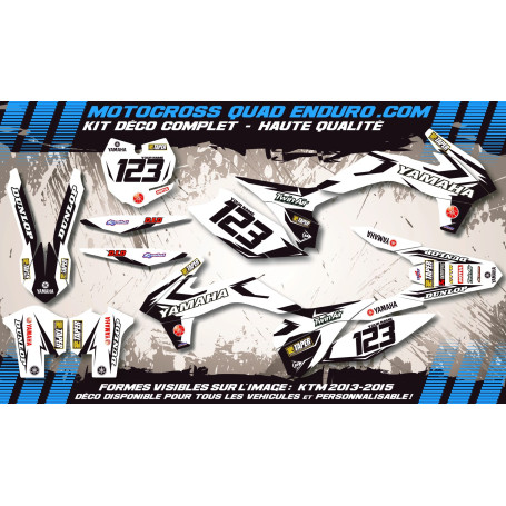 KIT DÉCO Perso 700 RAPTOR 13-18 Quad Factory White Edition MA10EW