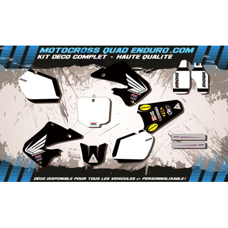 KIT DÉCO Perso 125 CR 98-99 Bailey Replica Black Edition MA11AB