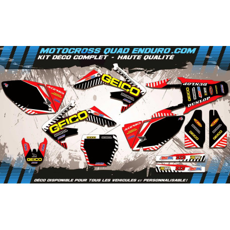 KIT DÉCO Perso 250 CRF 04-05 GEICO MA12A