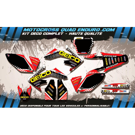 KIT DÉCO Perso 250 CRF 06-09 GEICO MA12A