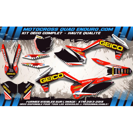 KIT DÉCO Perso 250 CRF 14-18 GEICO MA12A