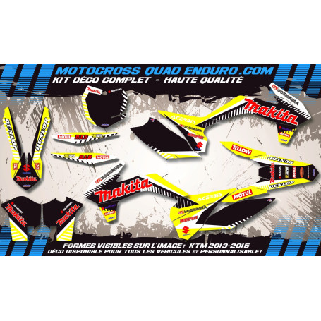 KIT DÉCO Perso 250 RMZ 04-06 Makita MA12C