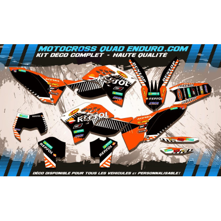 KIT DÉCO Perso EXC 08-11 Repsol MA12D