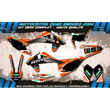 KIT DÉCO Perso EXC XC XCF 2017 Repsol MA12D