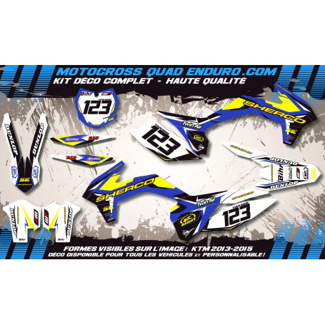 KIT DÉCO Perso SE 250 à 510 13-14 Factory Replica SHERCO MA10F