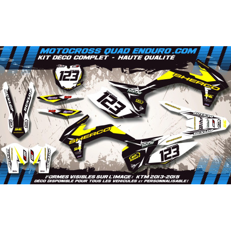 KIT DÉCO Perso SE 250 à 510 13-14 Factory Black Edition MA10FB