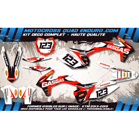 KIT DÉCO Perso EC 03-06 Factory Replica GASGAS MA10H