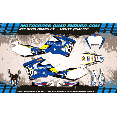 KIT DÉCO Perso SMS 125 02-05 Factory Replica HUSQVARNA MA10J