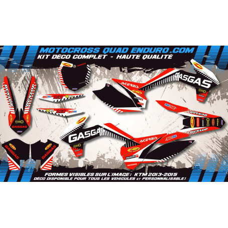 KIT DÉCO Perso MC 03-06 GASGAS Racing MA12G
