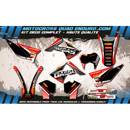 KIT DÉCO Perso EC 2011 GASGAS Racing MA12G