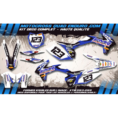 KIT DÉCO Perso 125-250 YZ 93-95 Fmr Factory MA13E