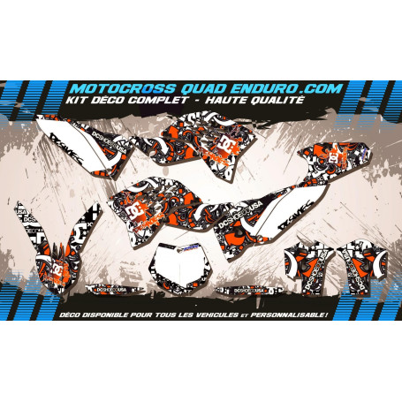KIT DÉCO Perso SX-SXF 07-10 DC B&W MA15C