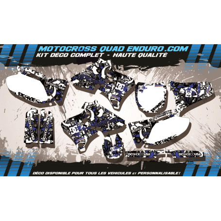 KIT DÉCO Perso 250-400-426 YZF 98-02 DC B&W MA15E
