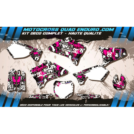 KIT DÉCO Perso 125-250 YZ 96-01 DC B&W MA15P