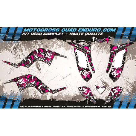 KIT DÉCO Perso 90 RAPTOR Quad DC B&W MA15P