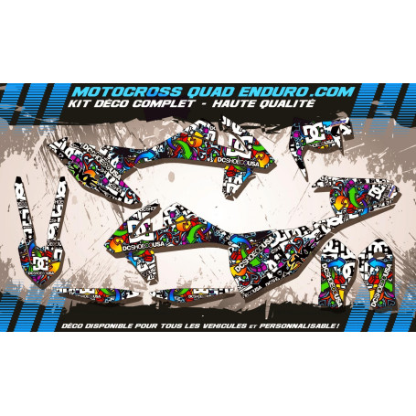 KIT DÉCO Perso EXC XC XCF 17-18 DC Shoes MA14A