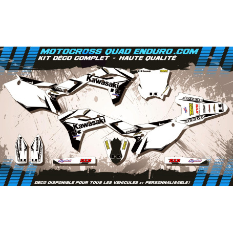 KIT DÉCO Perso 250 KXF 17-18 Factory White Edition MA10BW