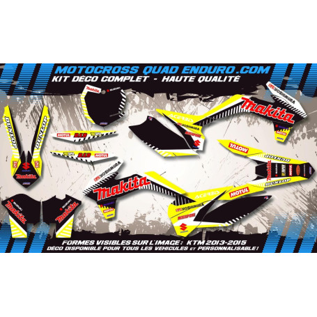 KIT DÉCO Perso 250 RMZ 2018 Makita MA12C