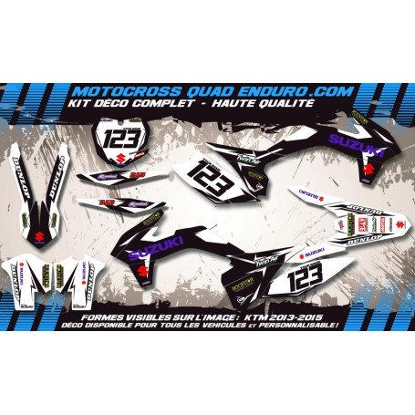 KIT DÉCO Perso 450 RMZ 2018 Factory Black Edition MA10DB