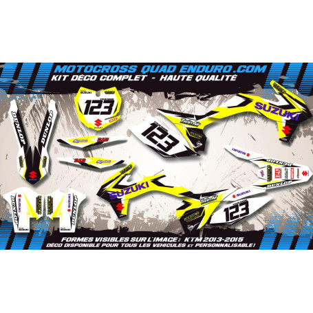 KIT DÉCO Perso 450 RMZ 2018 Factory Replica MA10D