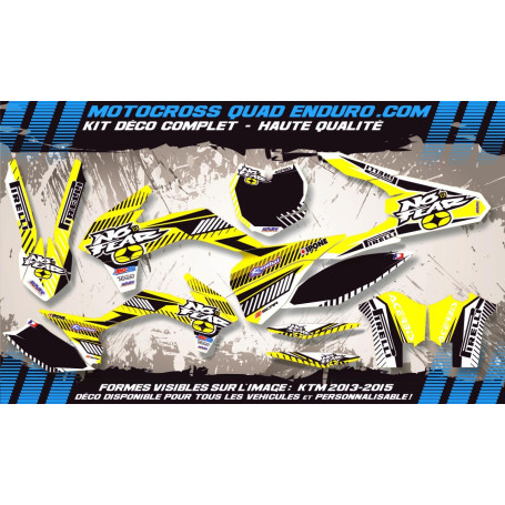 KIT DÉCO Perso 450 RMZ 2018 NO FEAR MA5D