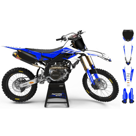 Kit déco Perso YAMAHA Factory Revolt A26E5 blue/white