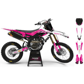 Kit déco Perso YAMAHA Factory Revolt A26E2 white/pink