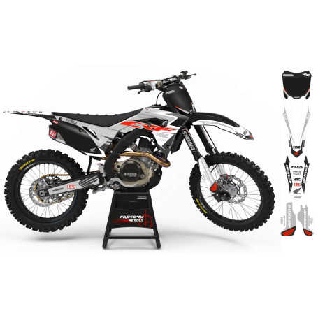 Kit déco Perso HONDA Factory Revolt A26A1 white/grey
