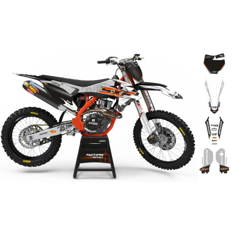 Kit déco Perso KTM Factory Revolt A26C1 white/grey