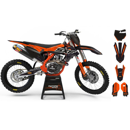 Kit déco Perso KTM Factory Revolt A26C3 orange/black