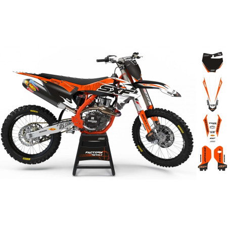 Kit déco Perso KTM Factory Revolt A26C5 white/orange