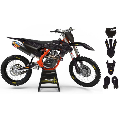 Kit déco Perso KTM Factory Revolt A26C8 black/black