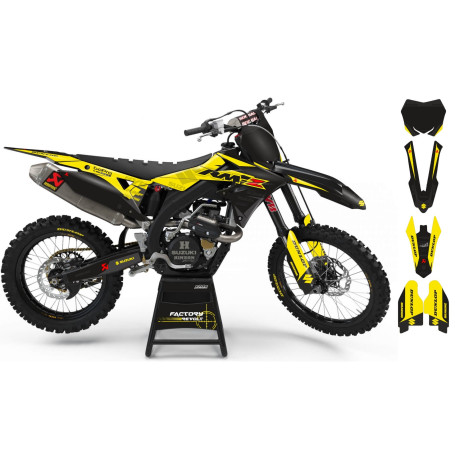 Kit déco Perso SUZUKI Factory Revolt A26D3 black/yellow