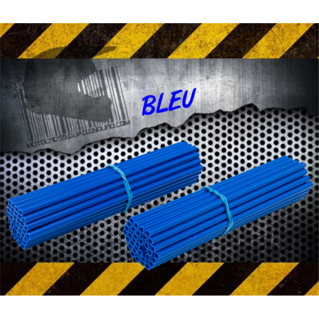 Couvres Rayons BLEU Motocross toutes cylindrées