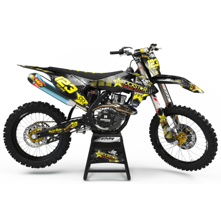 Kit deco Perso ROCKSTAR Energy MA16D jaune