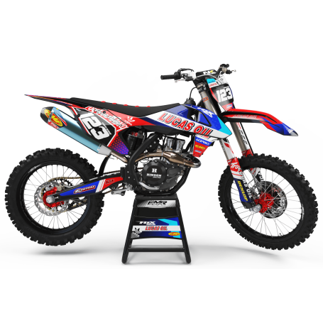 Kit deco Perso LUCAS OIL MA23A rouge
