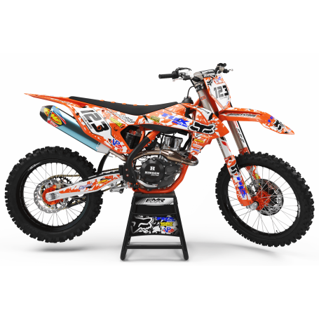 Kit deco Perso FOX MA9C orange