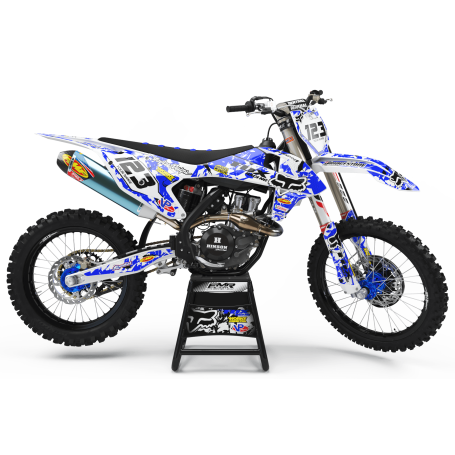 Kit deco Perso FOX MA9E bleu
