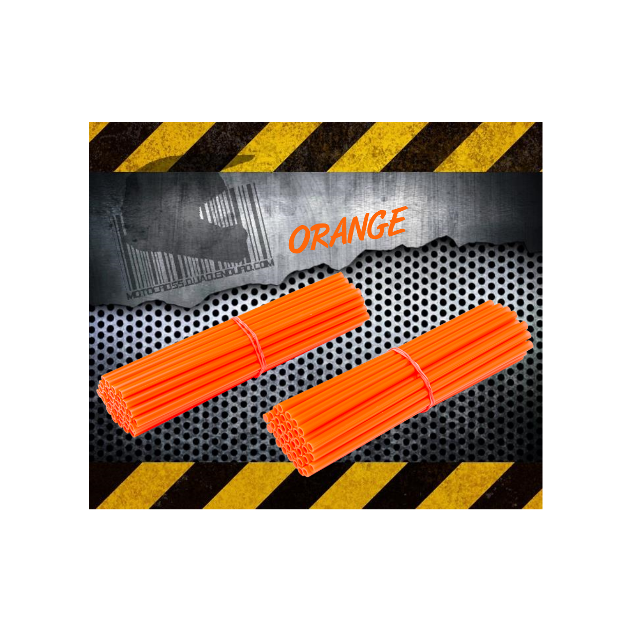 Couvres Rayons ORANGE Motocross toutes cylindrées