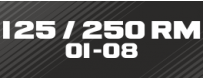 KIT DÉCO Perso 125 / 250 RM 01-08