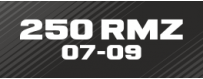 KIT DÉCO Perso  250 RMZ 07-09