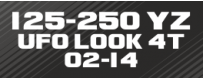 KIT DÉCO Perso 125-250 YZ UFO LOOK 4T 02-1