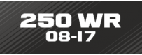 KIT DÉCO Perso 250 WR 08-17