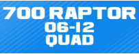 KIT DÉCO Perso 700 RAPTOR 06-12 Quad