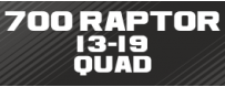 KIT DÉCO Perso 700 RAPTOR 13-22 Quad