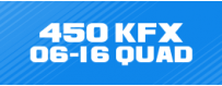 KIT DÉCO Perso 450 KFX 06-16 Quad